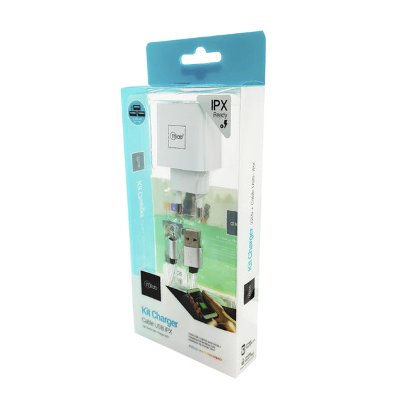 Cargador + Cable iPhone Blanco Mlab 7899
