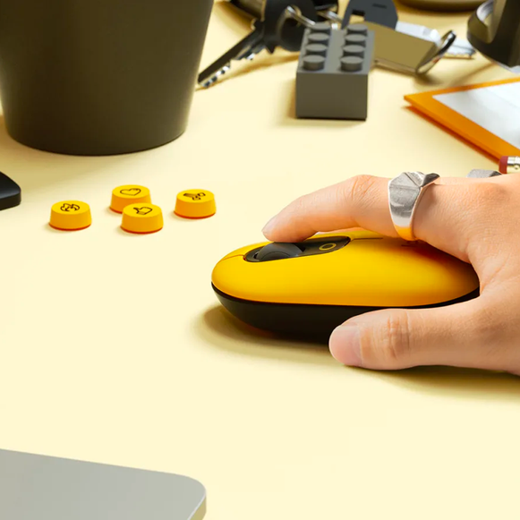 POP MOUSE BT AMARILLO LOGITECH