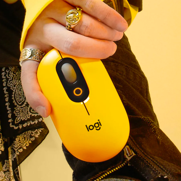 POP MOUSE BT AMARILLO LOGITECH