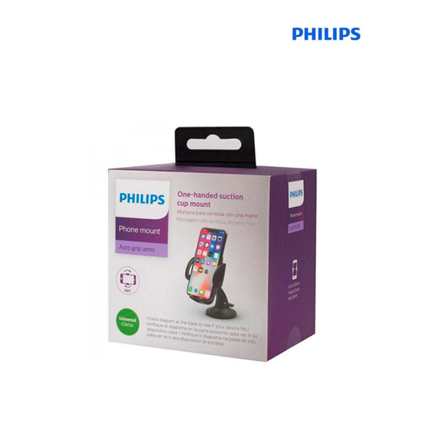 SOPORTE CELULAR DE AUTO (HASTA 95MM) PHILIPS DLK2412SB