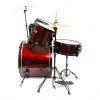 Bateria Pro Drums 5 PIEZAS WINE RED PR004-WR