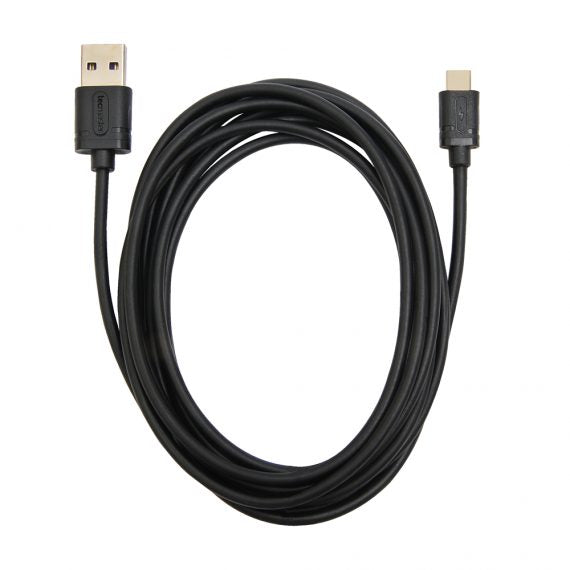 Cable  TIPO-C a Usb de carga Tecmaster 2,5 mts TM-200518 Negro