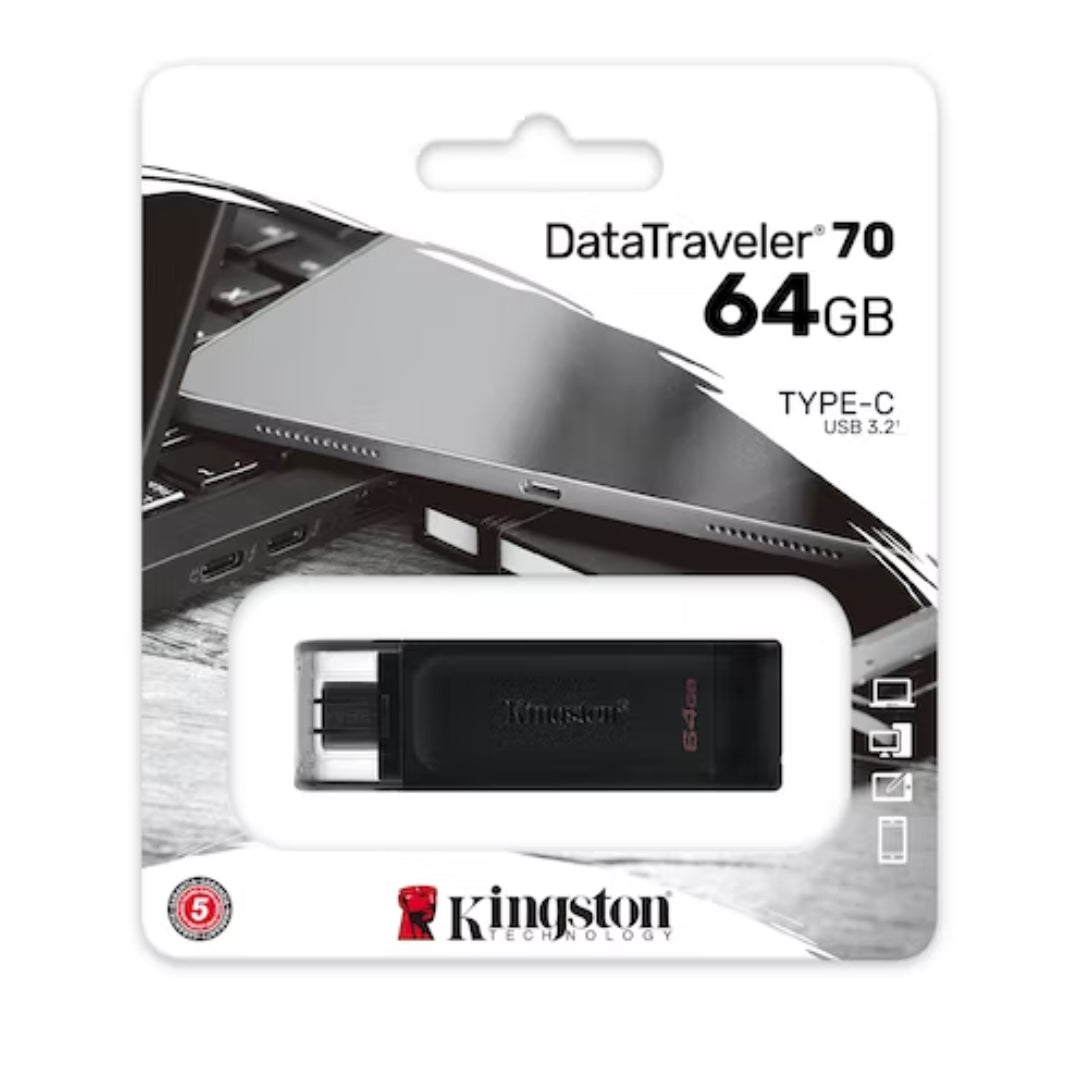 PENDRIVE 64GB TIPO-C 3.2 TRAVELER 70 KINGSTON