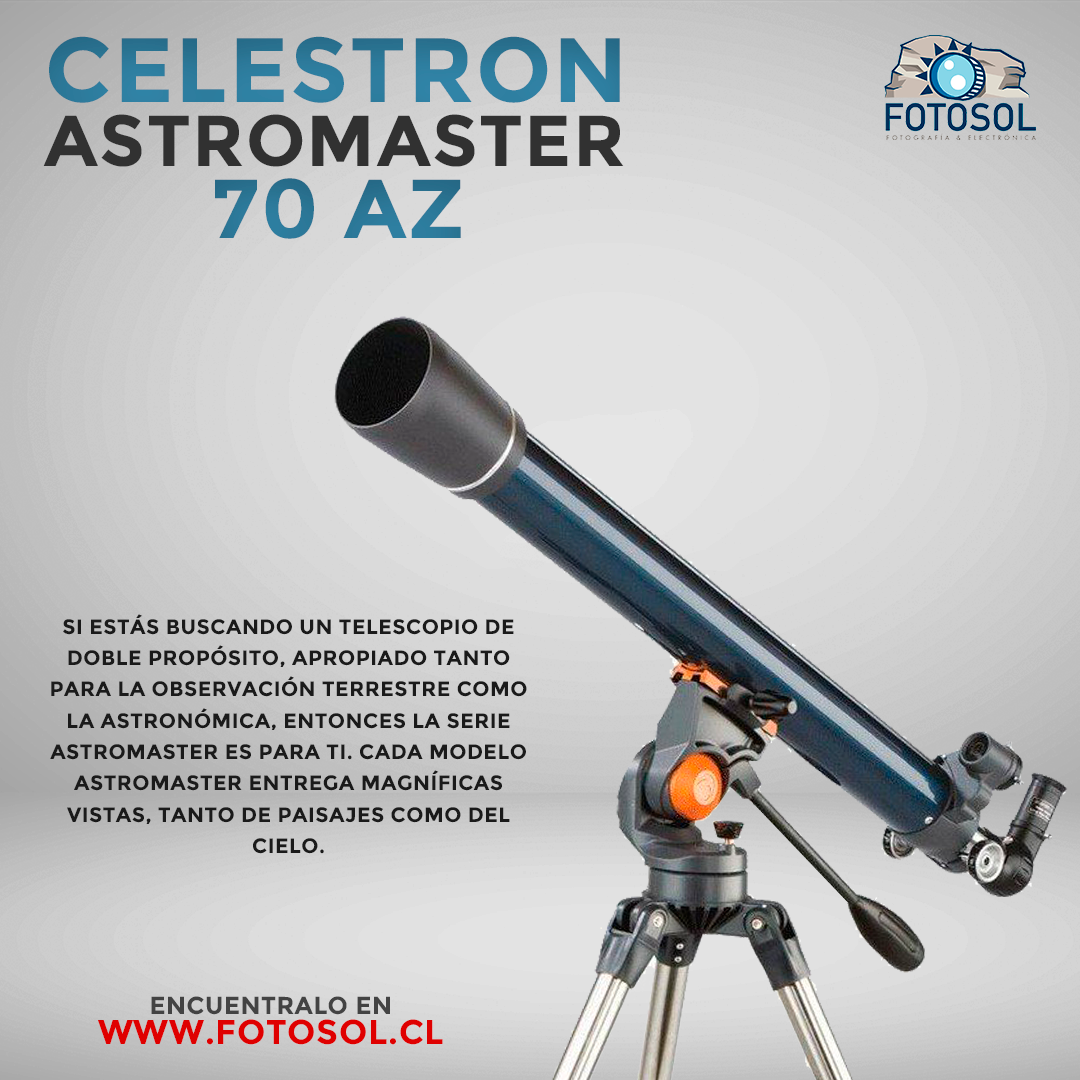 Telescopio Celestron Astromaster 70AZ ( 21061 )