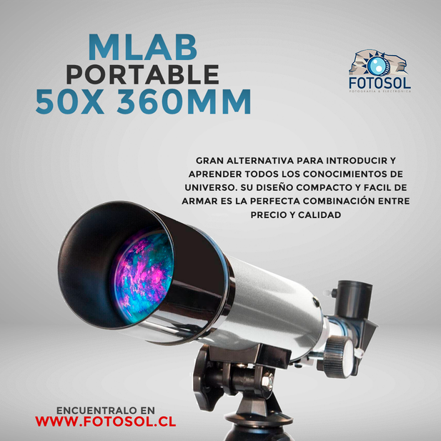 Telescopio Portable 50x360 Mlab 7709