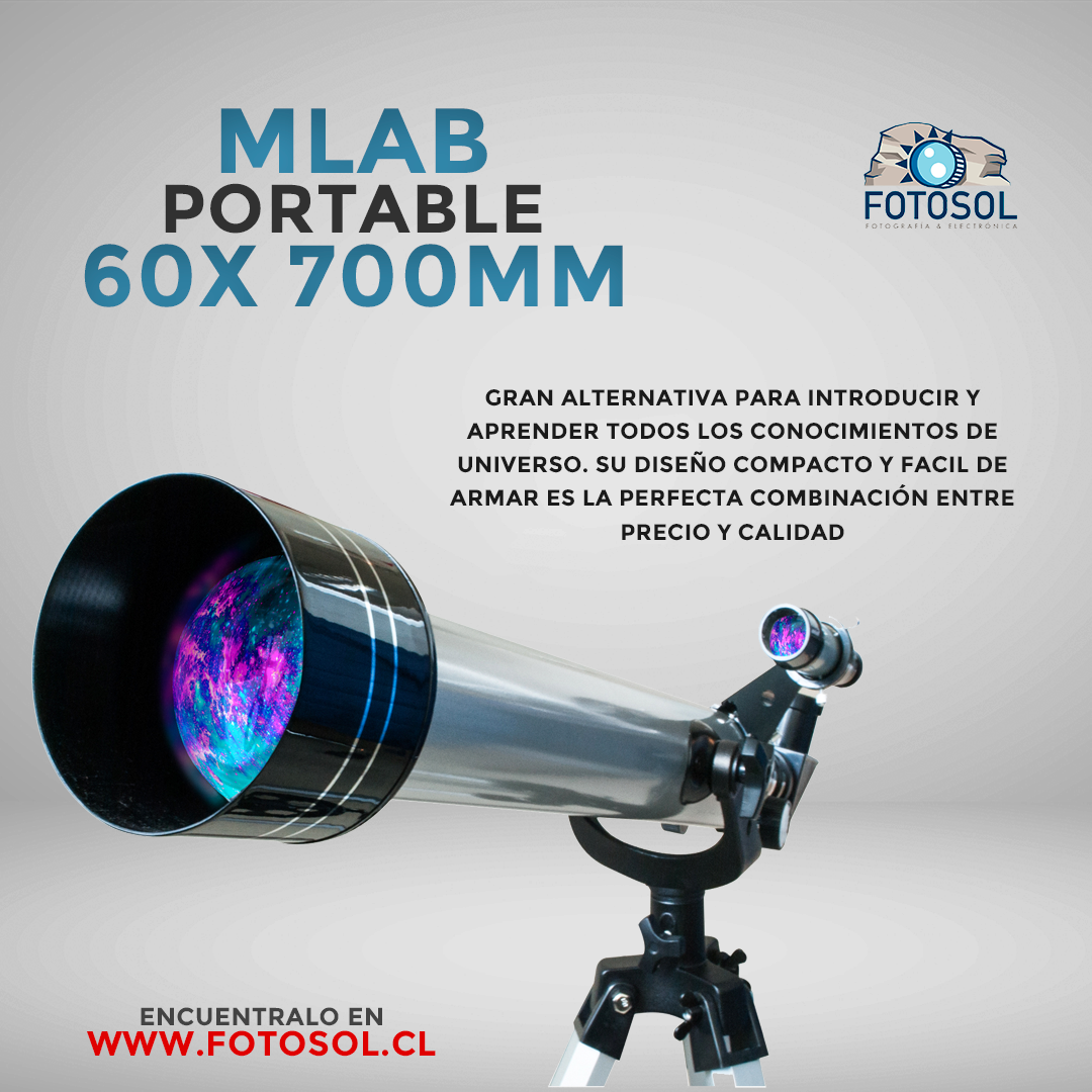 Telescopio Portable 60 x 700mm Mlab