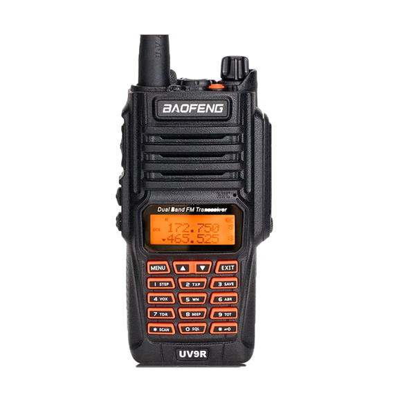 Radio Intercomunicador Baofeng LCD UV9R Waterproof 10W 8288