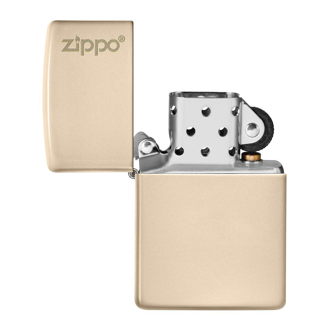 Zippo 49453ZL Flat Sand Zippo Logo