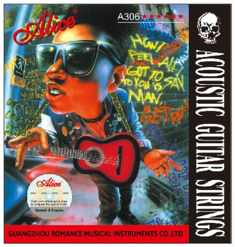 Set Cuerda  Para Guitarra Alice a306 0.010-0.047