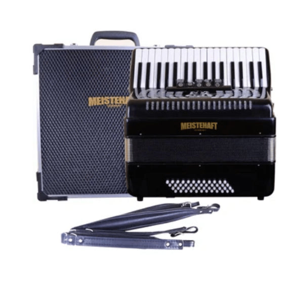 Acordeon 48 Bajos 5 Registros Negro Meistehaft
