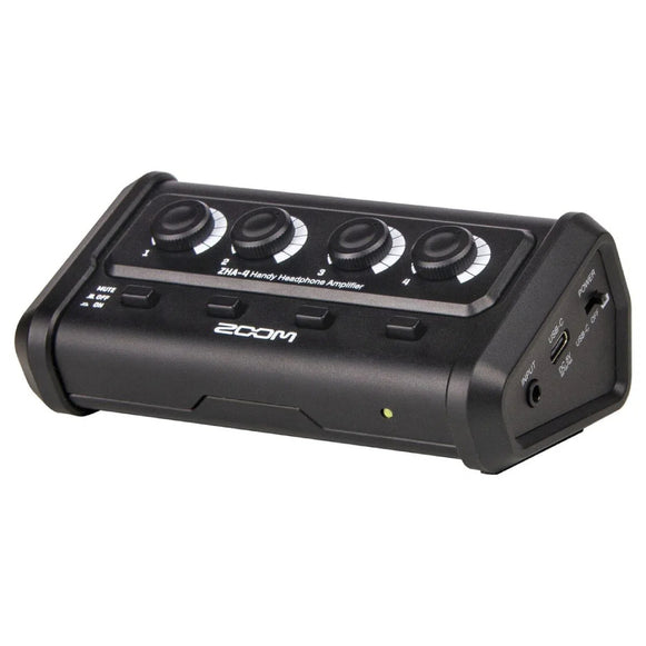 AMPLIFICADOR DE AUDIFONOS 4 CANALES ZOOM ZHA-4