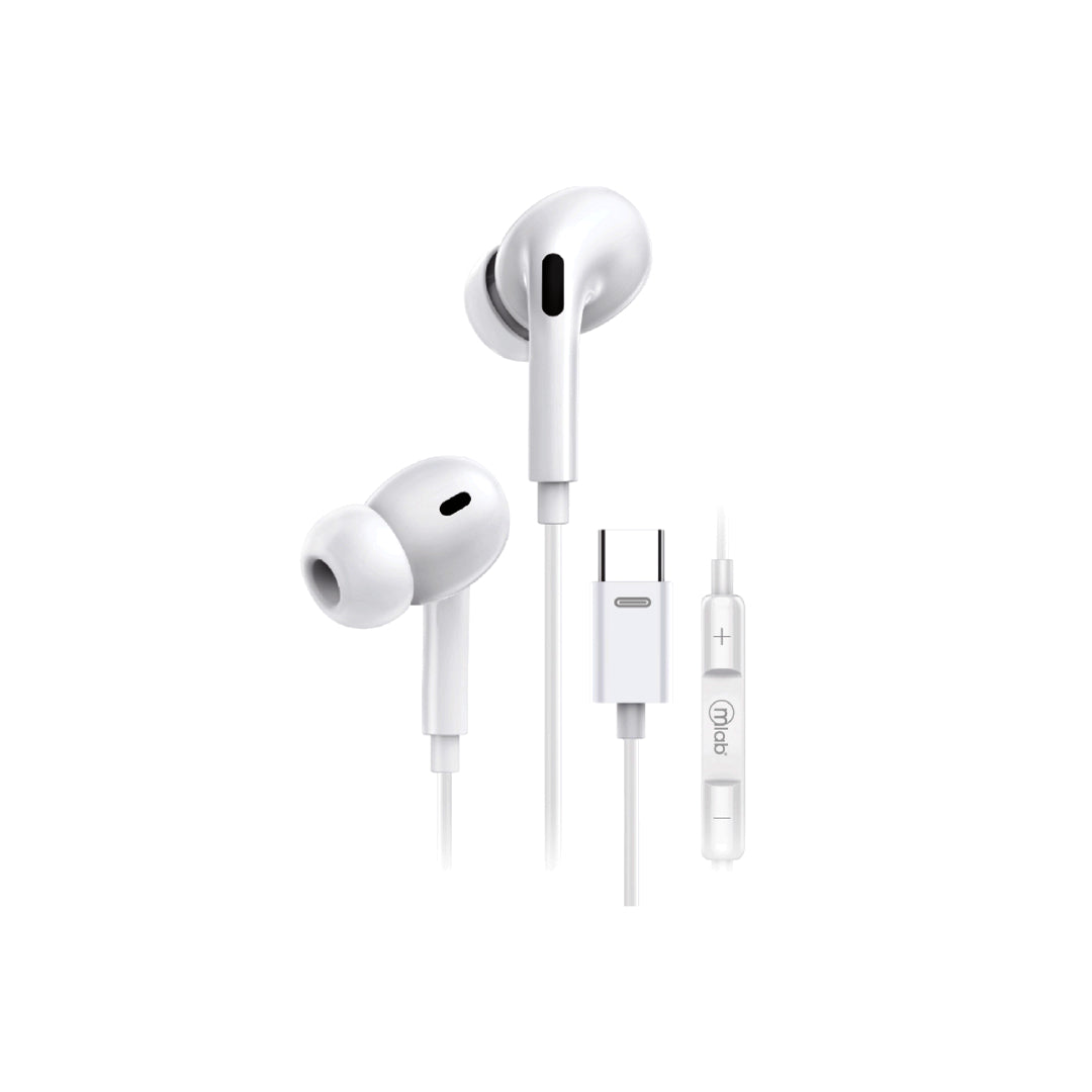 AUDIFONOS C/ML TIPO-C BLANCO MLAB 8977