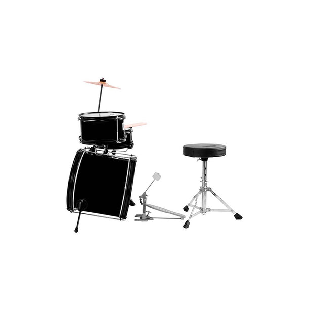 Bateria de Niño 3 Piezas Negra APOLLO EBNI3N
