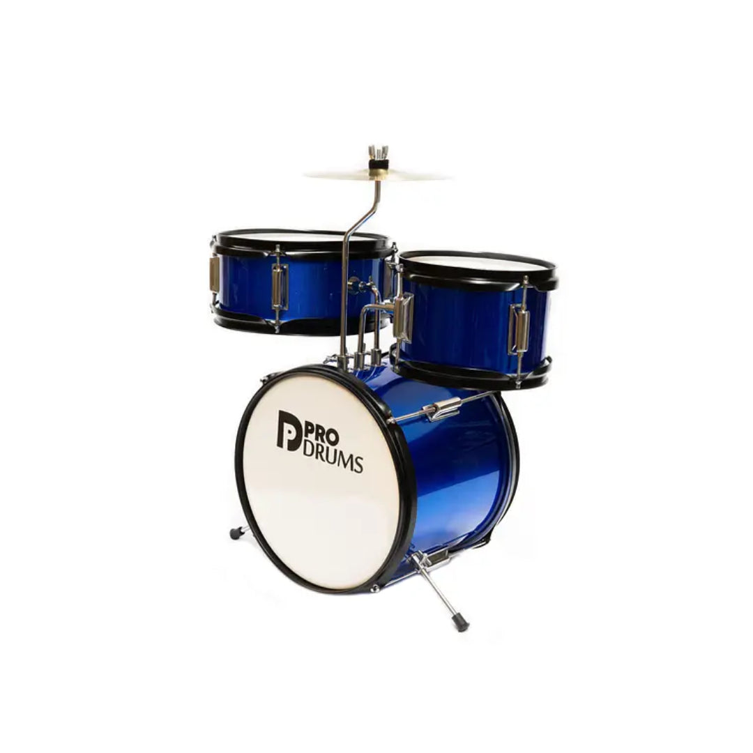 Bateria Para Niños 3 PIEZAS Azul Pro Drums PRD01-BL