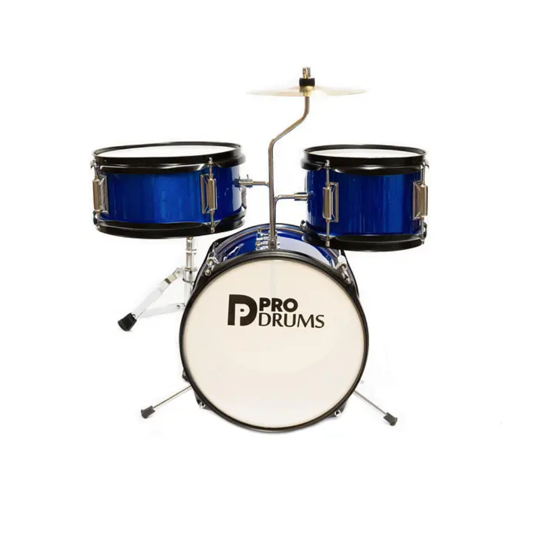 Bateria Para Niños 3 PIEZAS Azul Pro Drums PRD01-BL