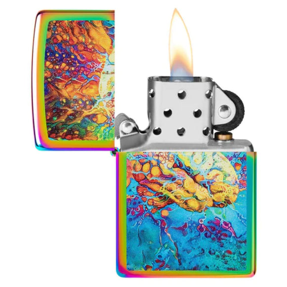 ZIPPO 49787 PSYCHEDELIC BRAIN DESIGN