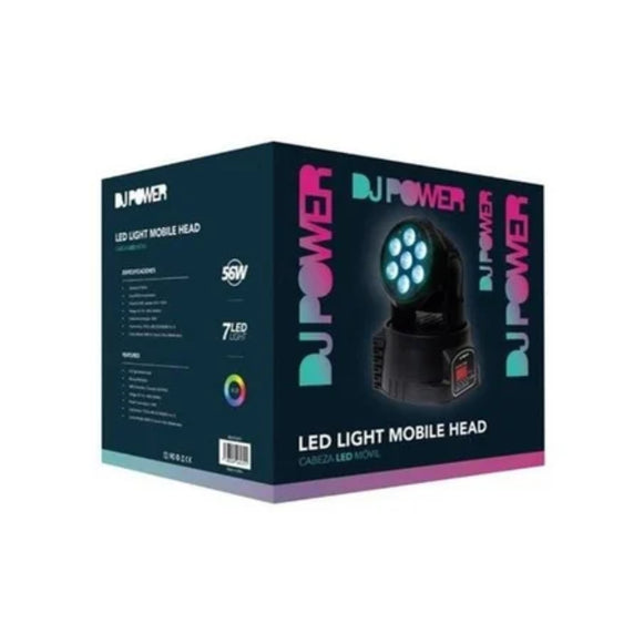Cabeza Movil Led Ritmica 56W DJ Power