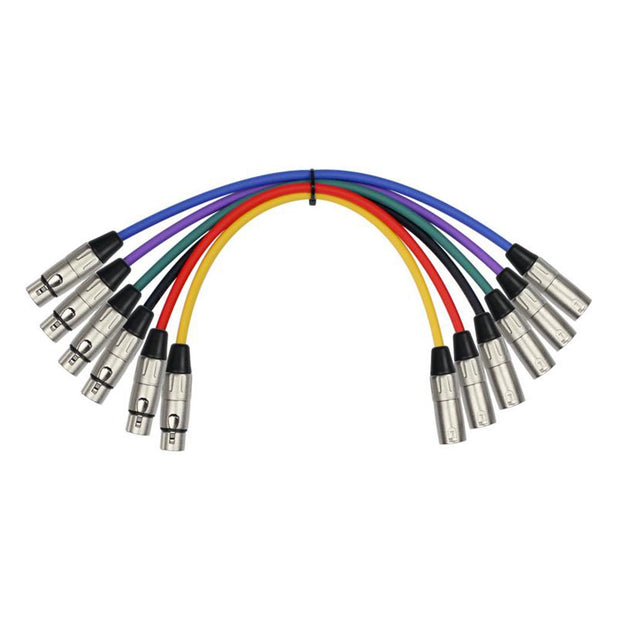 Cable Kirlin XLR Macho - XLR Hembra ( MP6-480-1M )  X UNIDAD