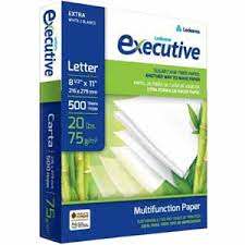 Resma de papel CARTA Executive500 hojas