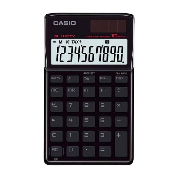 Calculadora CASIO Negra SL-1110TV-BK