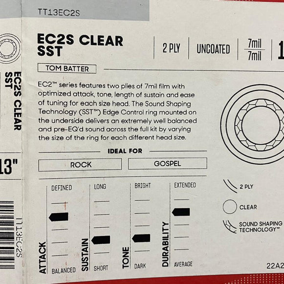 PARCHE 13 EC2S CLEAR SST EVANS TT13EC2S