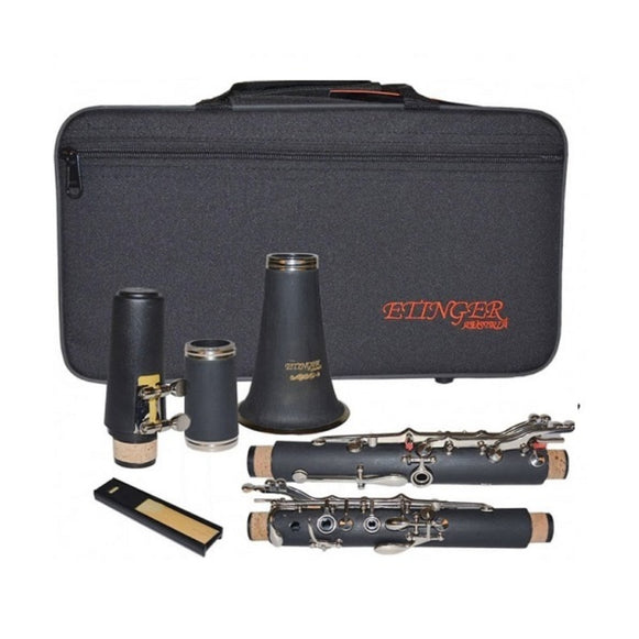 CLARINETE 17 LLAVES CL-10 NEGRO ETINGER