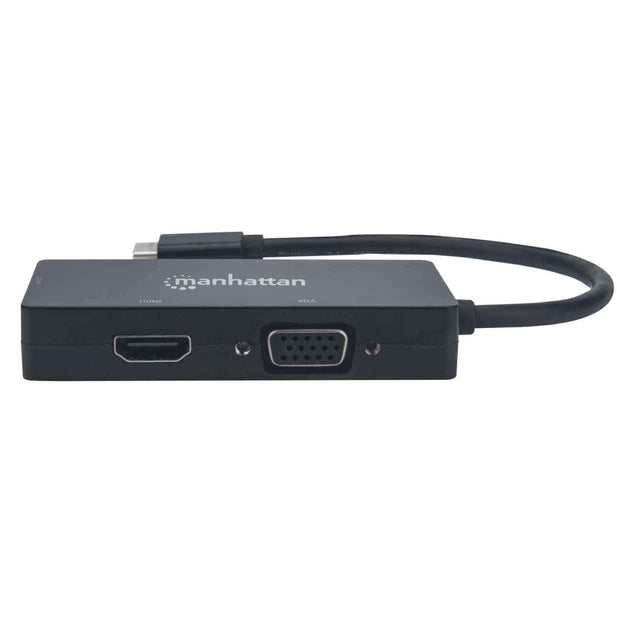 Convertidor de A/V multipuerto USB-C 3 en 1 Manhattan