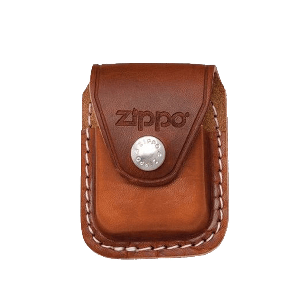 Estuche Zippo Cuero Cafe