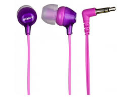 Audífonos Sony Alámbricos ( MDR-EX15LP ) VIOLETA