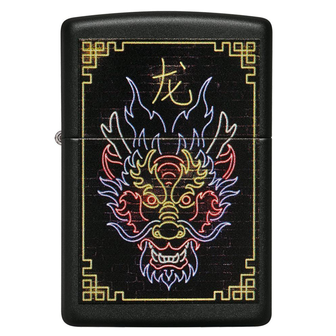 Zippo 49396 Neon Dragon Design