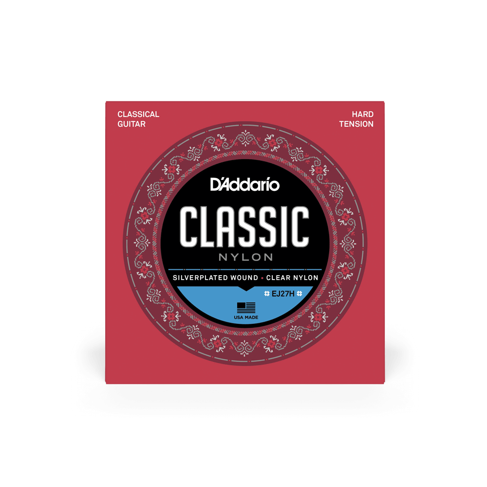 D'ADDARIO EJ27H Classic Cuerdas de nylon Alta Tensión