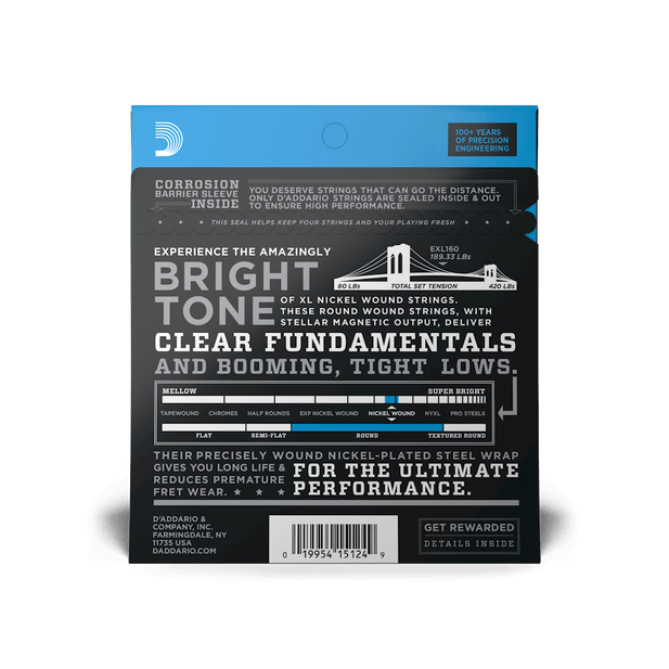 D'ADDARIO EXL160 Cuerdas para Bajo Eléctrico 50-105
