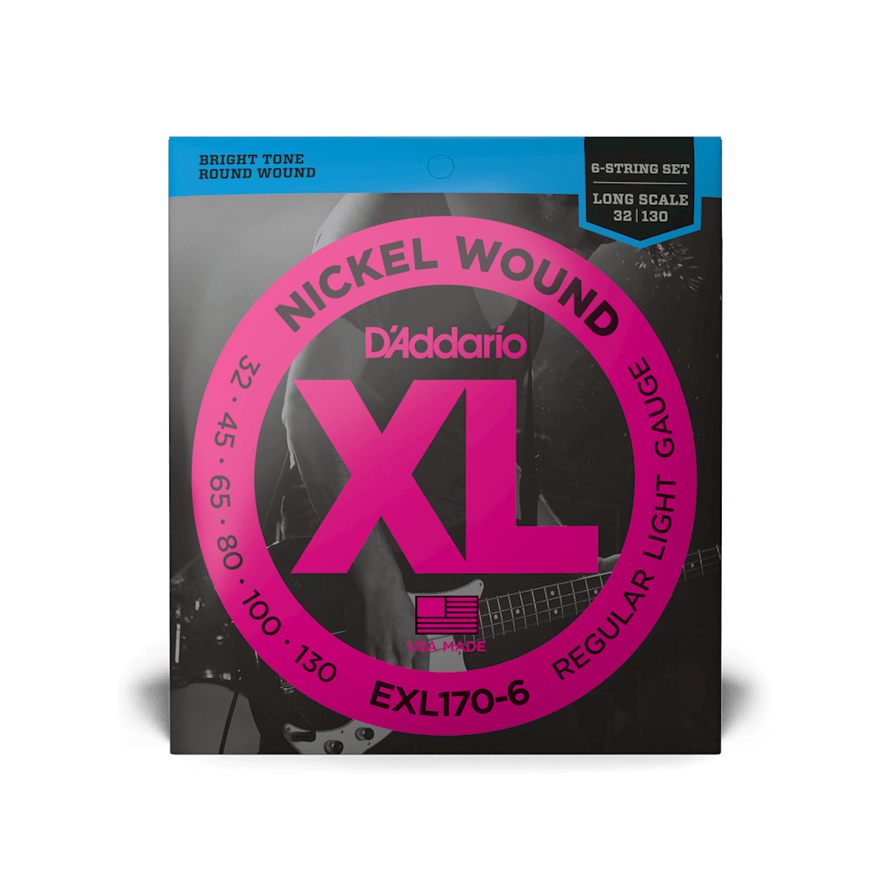 D'ADDARIO EXL170-6 Cuerdas para Bajo Eléctrico 32-130