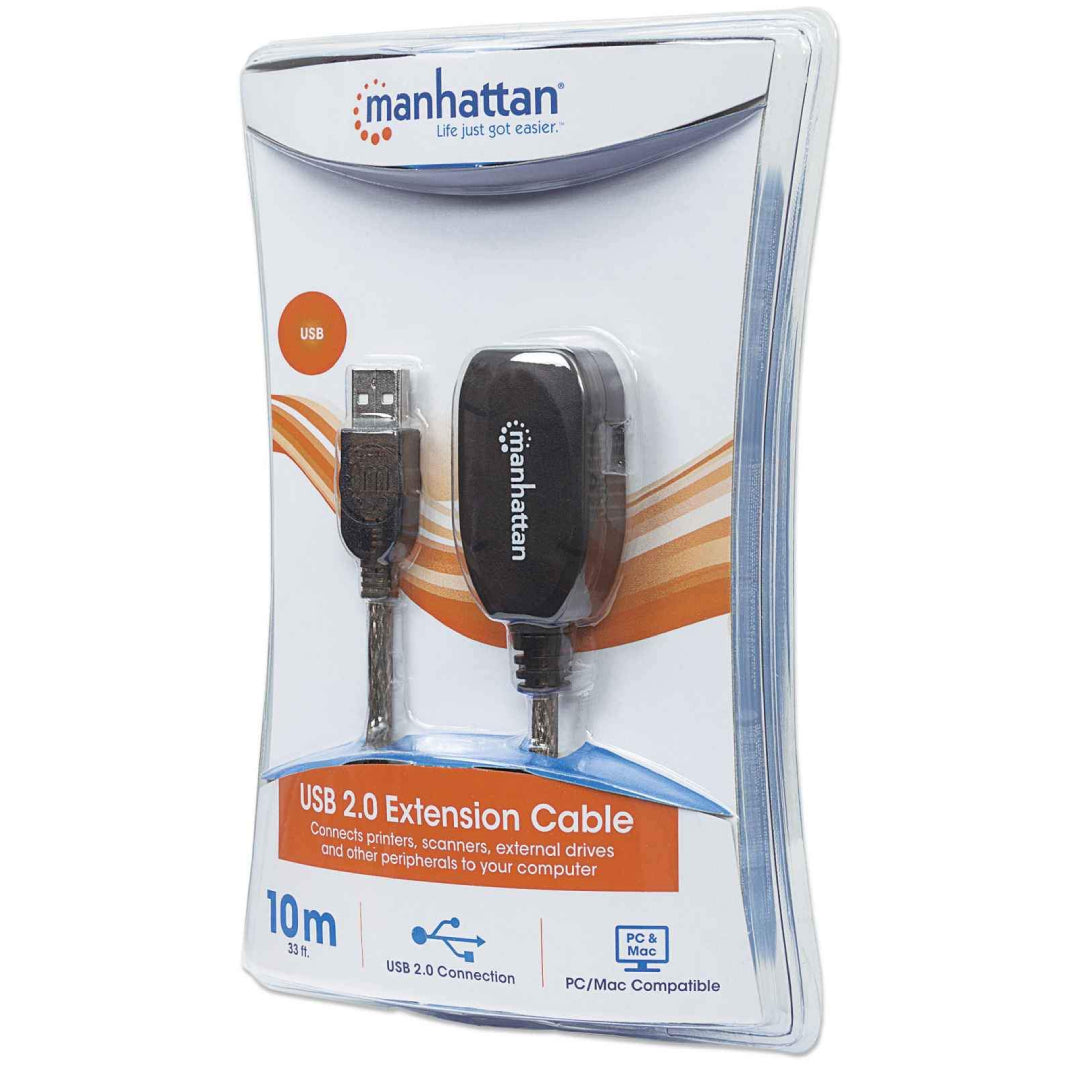 Cable de Extensión USB 2.0 10 Metros Manhattan