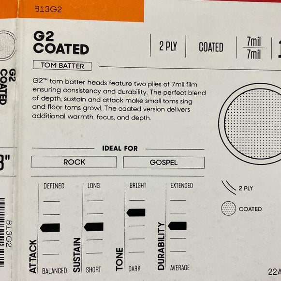 PARCHE 13 G2 COATED EVANS B13G2