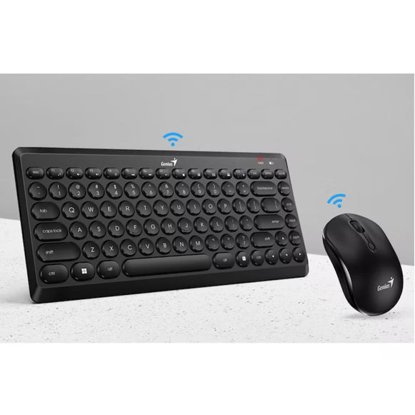 PACK TECLADO + MOUSE INALAMBRICO LUXEMATE Q8000 GENIUS