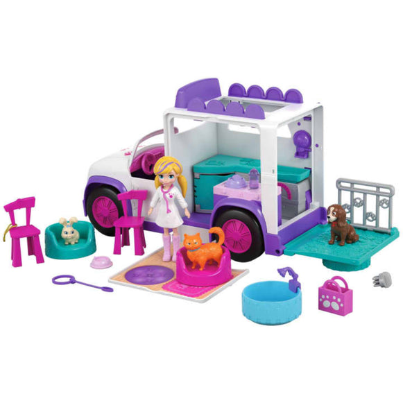 HOSPITAL MOVIL MASCOTA POLLY POCKET GFR04