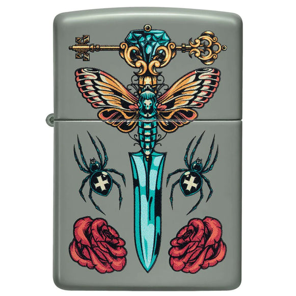 ZIPPO 49860 GOTHIC DAGGER DESIGN