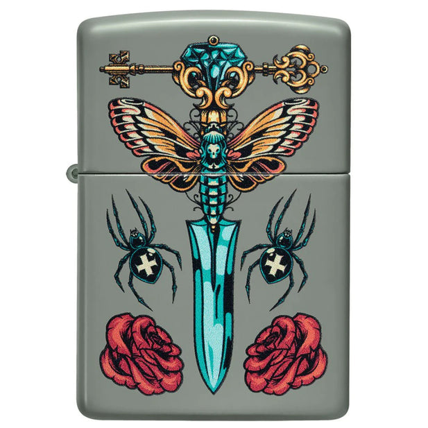 ZIPPO 49860 GOTHIC DAGGER DESIGN