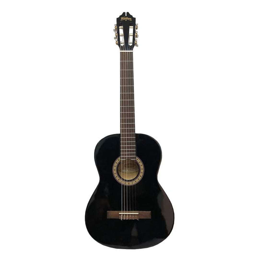 Guitarra Acustica Negra Washburn C6B-W