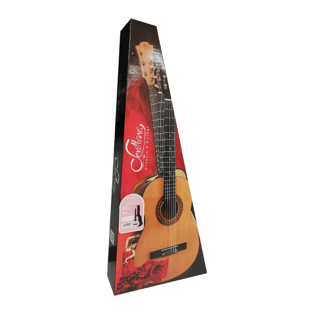 Guitarra Clásica Acústica Rosa 39" Sevillana 8451