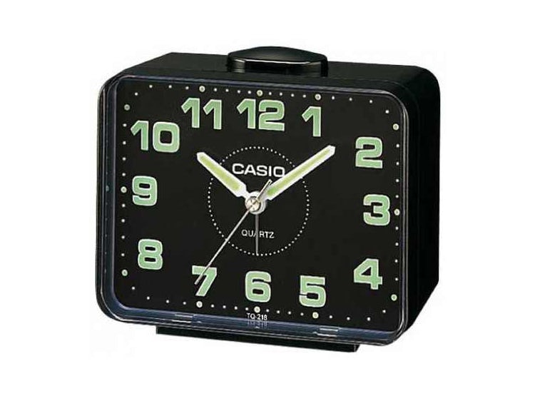 Reloj despertador Casio TQ-218-1DF Negro