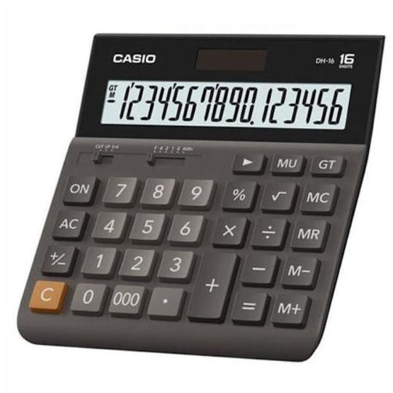 Calculadora Casio DH-16 formato ancho