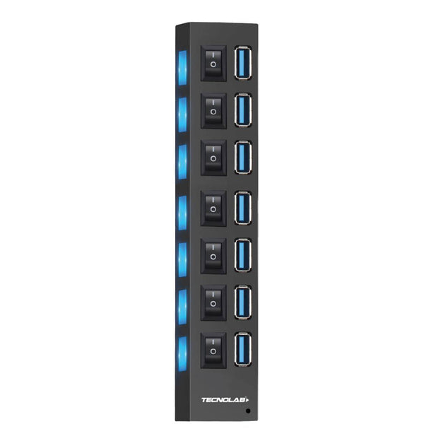 HUB 7 PUERTOS USB 3.0 TECNOLAB TL344