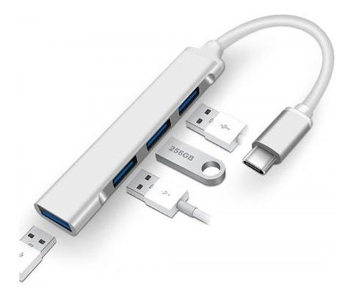 Hub Tipo C A 4 USB BIRLINK