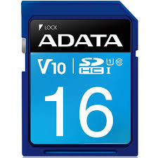 Tarjeta De Memoria SD HD 16GB Adata 100Mb/s