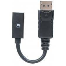 DisplayPort a Mini DisplayPort Video Cable Adapter - M/F 15 cms Manhattan