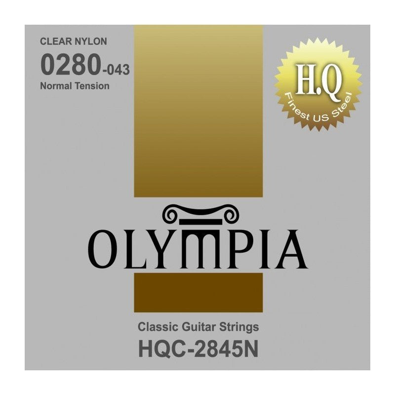 SET Cuerdas OLYMPIA para Guitarra Clásica ( NYLON TRANSPARENTE ) Tensión Normal