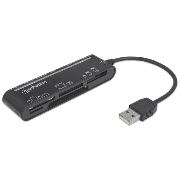 Lector Memoria Slim Manhattan Usb 2.0