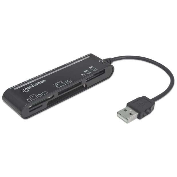 Lector Memoria Slim Manhattan Usb 2.0